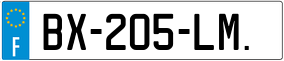 Truck License Plate