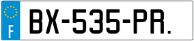 Truck License Plate