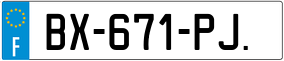 Truck License Plate