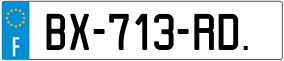 Truck License Plate