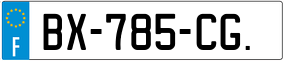 Truck License Plate