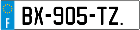 Truck License Plate