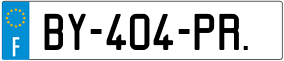 Truck License Plate