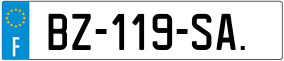 Truck License Plate