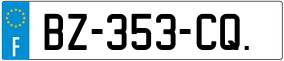 Truck License Plate