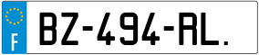 Truck License Plate