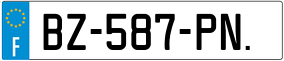 Truck License Plate