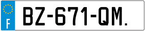 Truck License Plate