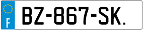 Truck License Plate