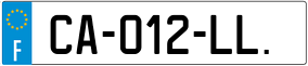 Truck License Plate