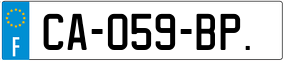 Truck License Plate