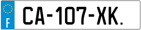 Truck License Plate