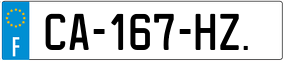 Truck License Plate