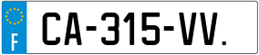 Truck License Plate