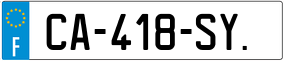 Truck License Plate