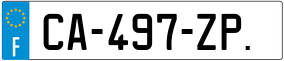 Truck License Plate