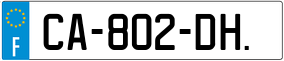Truck License Plate