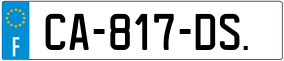 Truck License Plate