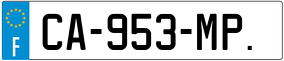 Truck License Plate