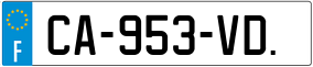 Truck License Plate