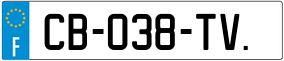 Truck License Plate