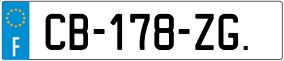 Truck License Plate