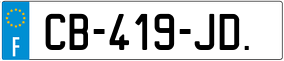 Truck License Plate