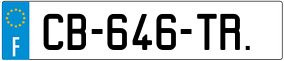 Truck License Plate