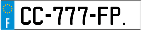 Truck License Plate