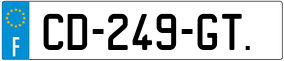 Truck License Plate