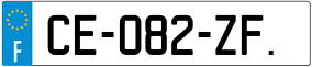 Truck License Plate