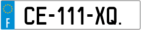 Truck License Plate