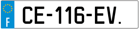 Truck License Plate