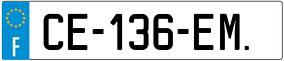 Truck License Plate