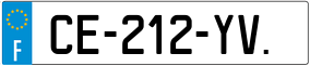 Truck License Plate