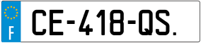 Truck License Plate