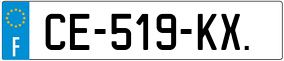 Truck License Plate