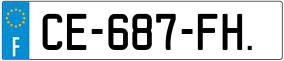 Truck License Plate