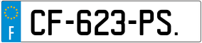 Truck License Plate