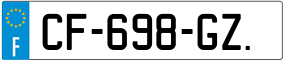 Truck License Plate