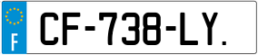 Truck License Plate