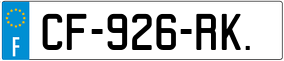 Truck License Plate