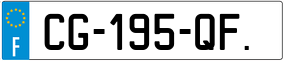 Truck License Plate