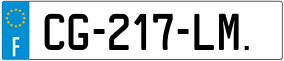 Truck License Plate