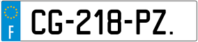 Truck License Plate