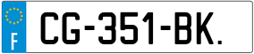 Truck License Plate