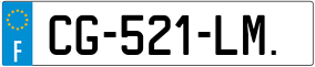 Truck License Plate