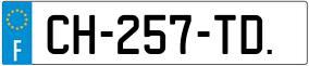 Truck License Plate