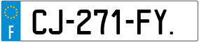 Truck License Plate