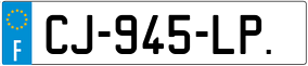 Truck License Plate